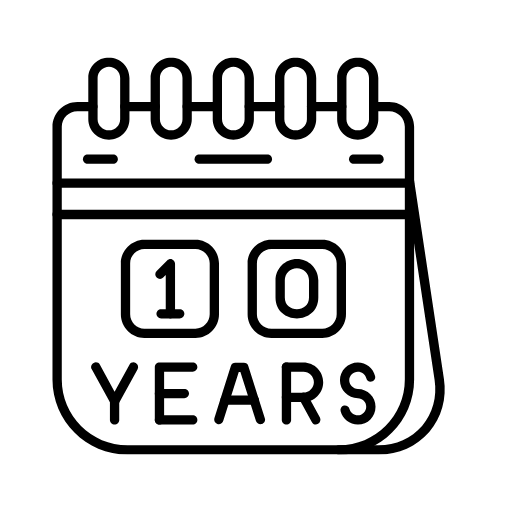 10+ Years Experience Icon